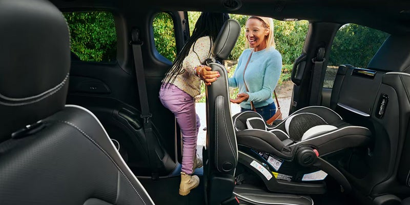 Chrysler Pacifica family rear seating