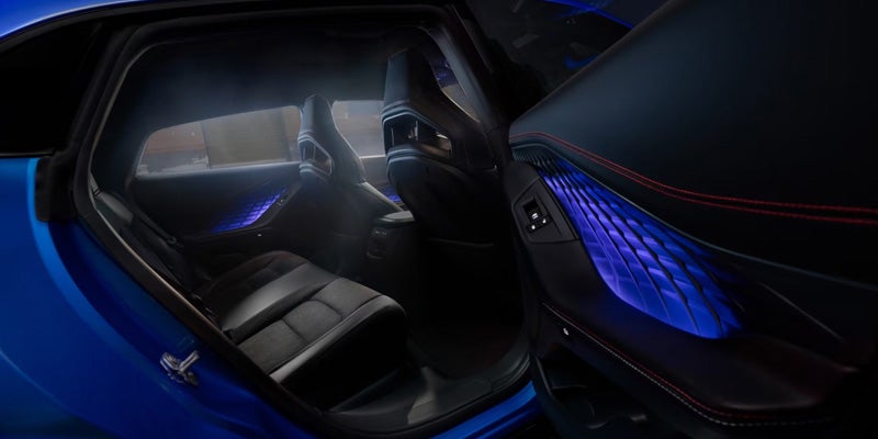 Dodge Charger ambient interior lighting