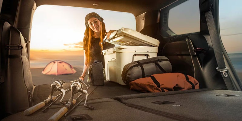 Jeep Cherokee cargo space interior