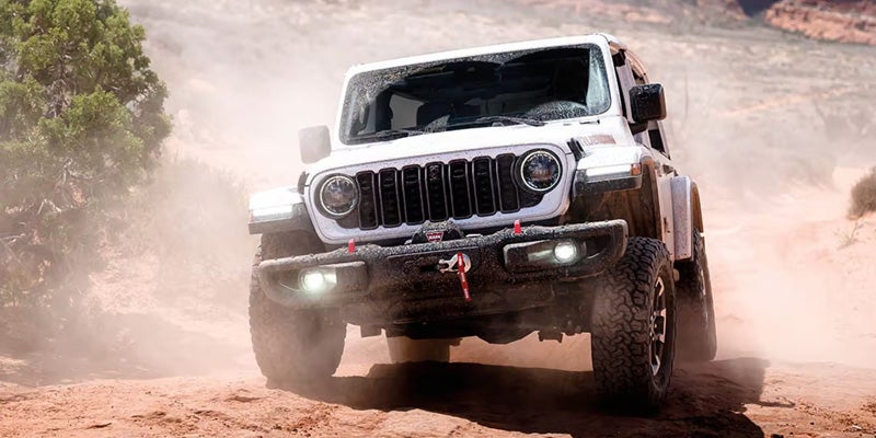 Jeep Wrangler off-road front