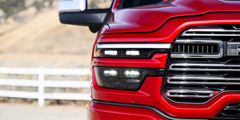 RAM 2500 front grille close-up