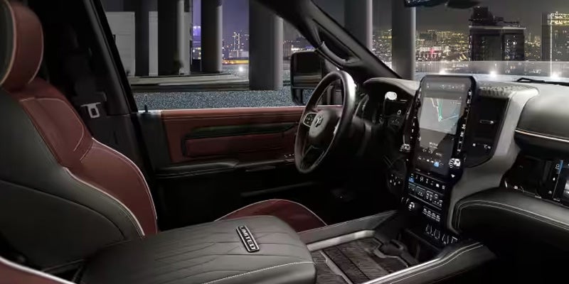 RAM 3500 premium front interior