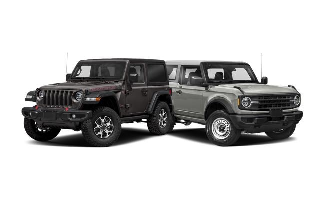 2022 Jeep Wrangler vs. Ford Bronco Poteau, OK