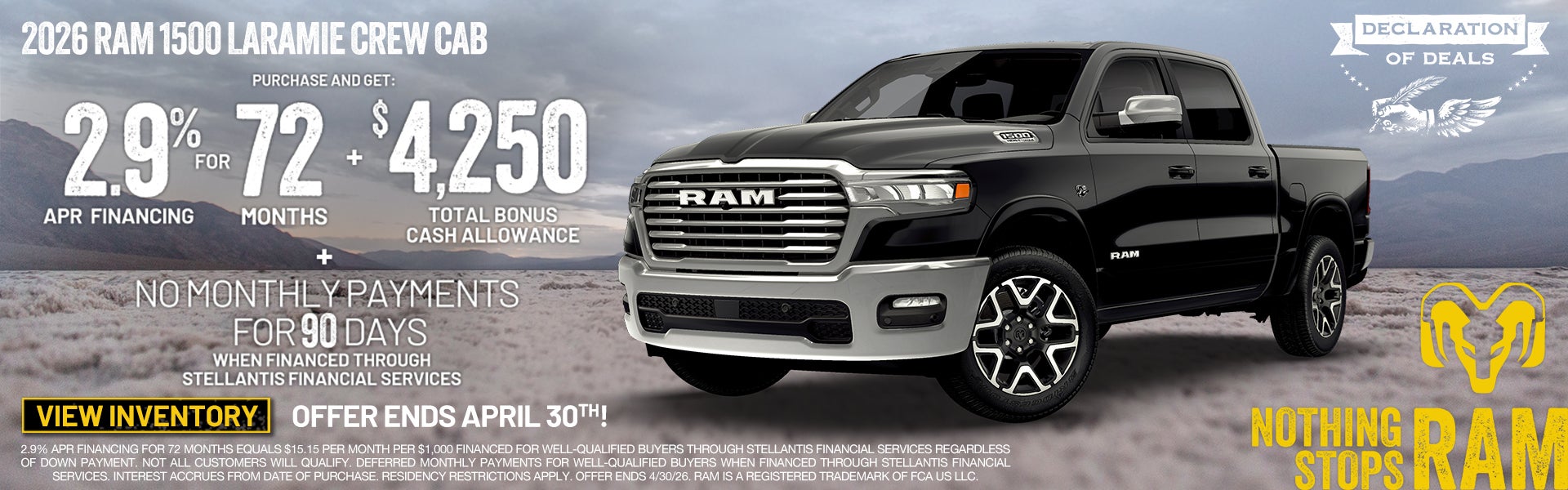 2026 RAM 1500 LARAMIE